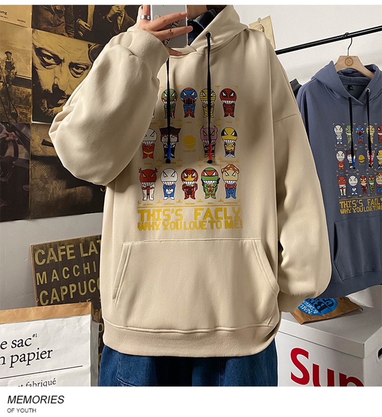 Áo Hoodies nỉ ngoại form rộng WHY YOU LOVE TO ME TiH053