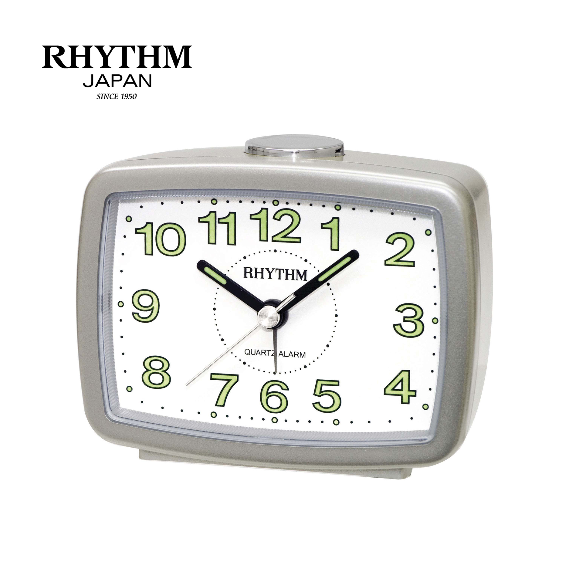 Đồng hồ Rhythm CRE222NR19 Kt 9.1 x 7.2 x 4.4cm, 95g. Vỏ nhựa. Dùng Pin.