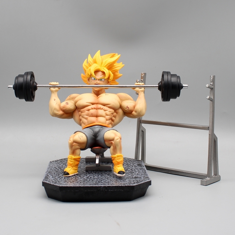 Mô hình Goku nâng tạ đầy cơ bắp