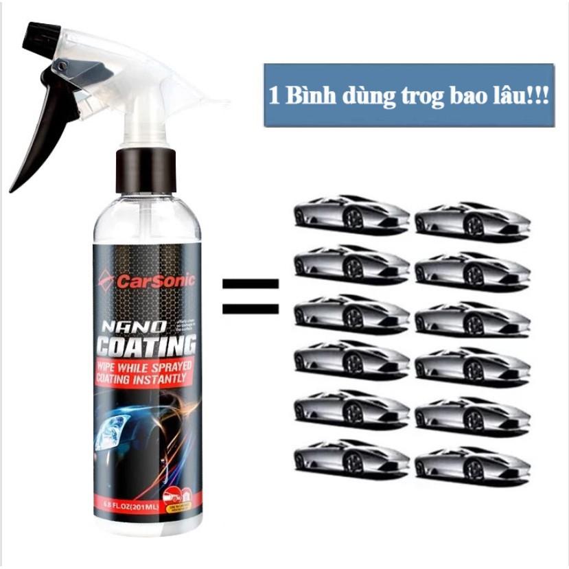 Dung dịch phủ thạch anh xe hơi công nghệ nano từ Đức - CarSonic - Gia dụng SG