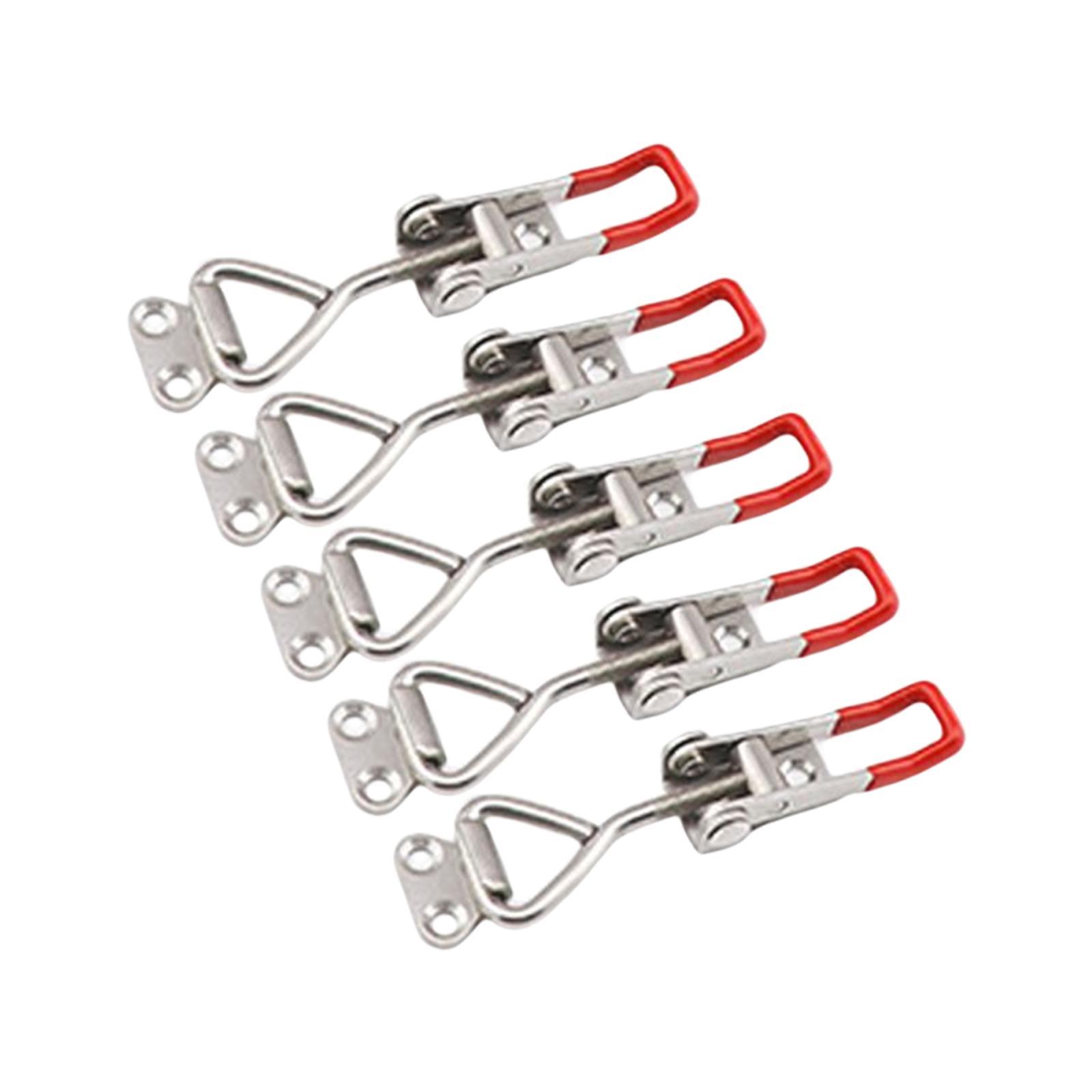 5x Push Pull Action Toggle Clamp Steel Quick Release Slip for Case