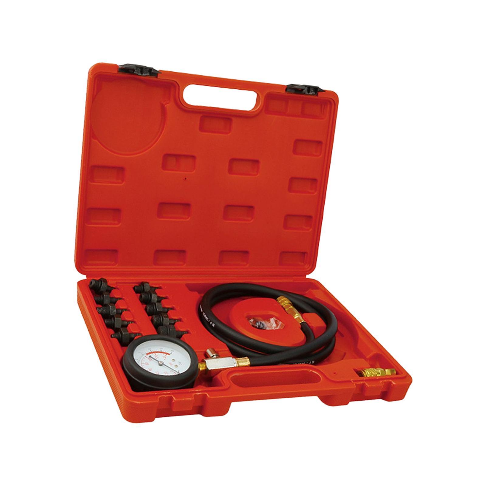 Universal Cylinder Pressure Gauge Set for RV Motorcycles Tester Kit