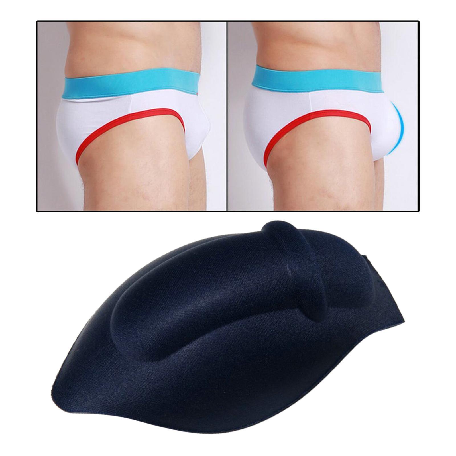 Soft Men's Underwear Bulge Enlarge Enhancing Cup Sponge Pad for Swimwear Brief Shorts Underwear Padded Swimming Trunks