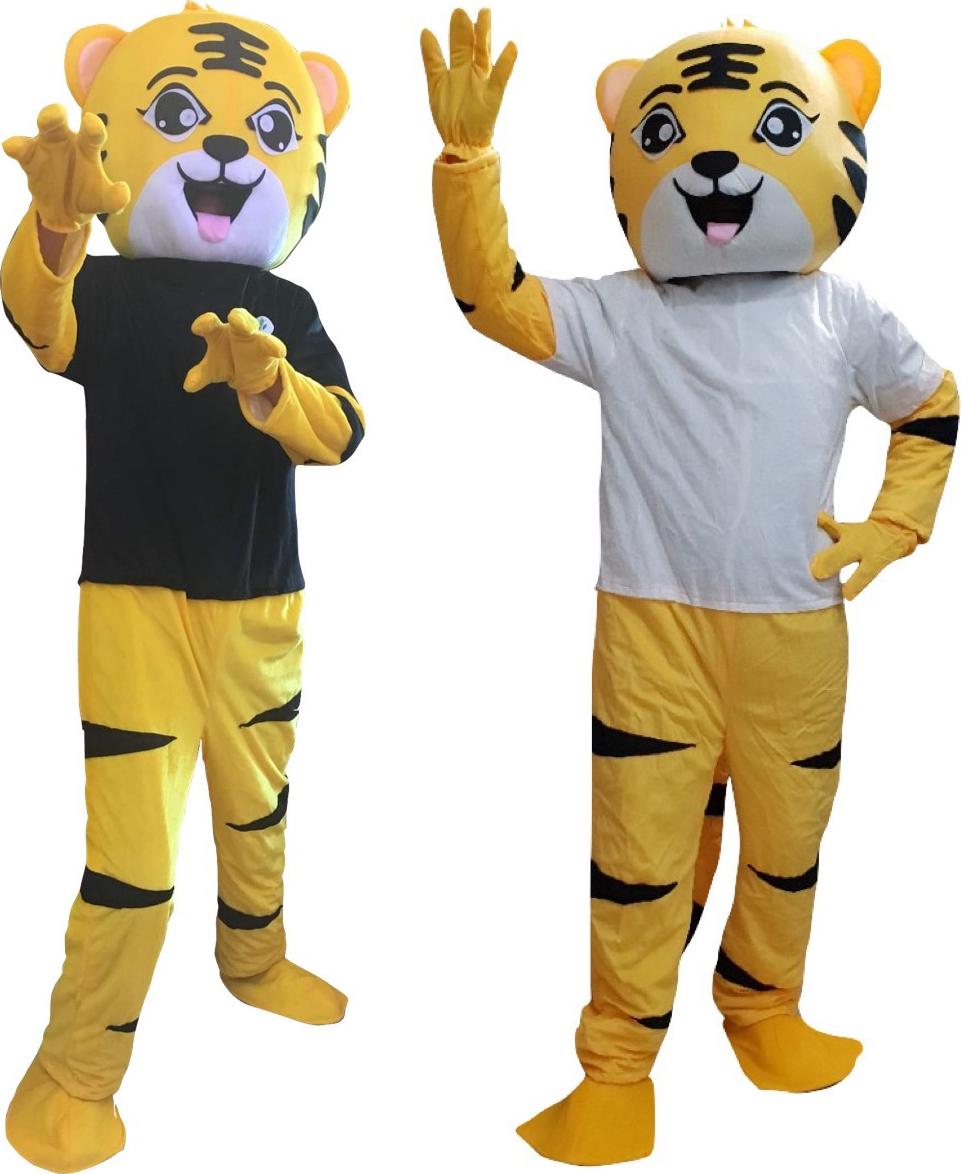 Mascot hoá trang Hổ vàng dễ thương