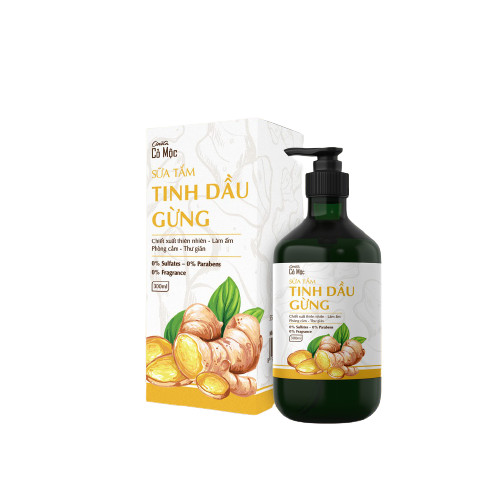 Sữa tắm tinh dầu gừng Cenota 300ml .