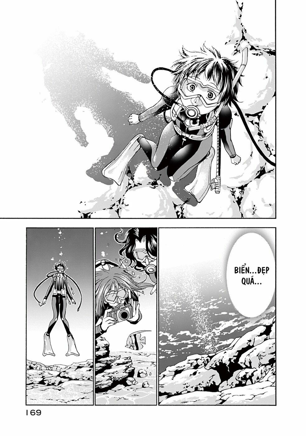 cô gái thích lặn - grand blue chapter 17 34