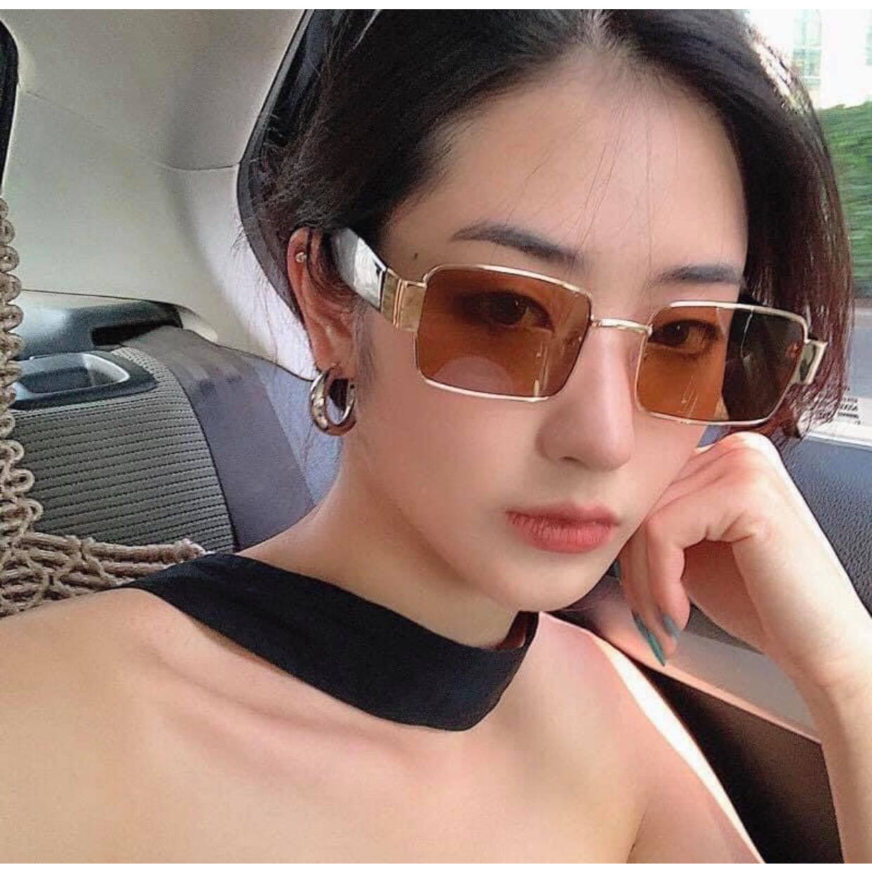 Kính râm Nữ thời trang chống nắng uv thời trang  + tặng Tuavit móc khóa mini đa năng