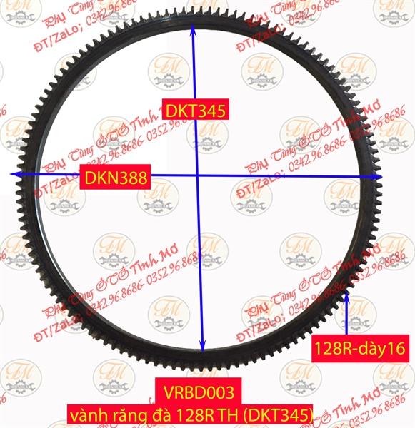 vành răng bánh đà 128R TH (DKT345)