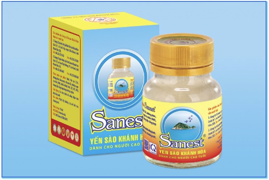 COMBO 6 LỌ NƯỚC YẾN SÀO KHÁNH HÒA SANEST DÀNH CHO NGƯỜI CAO TUỔI 70ML - 095