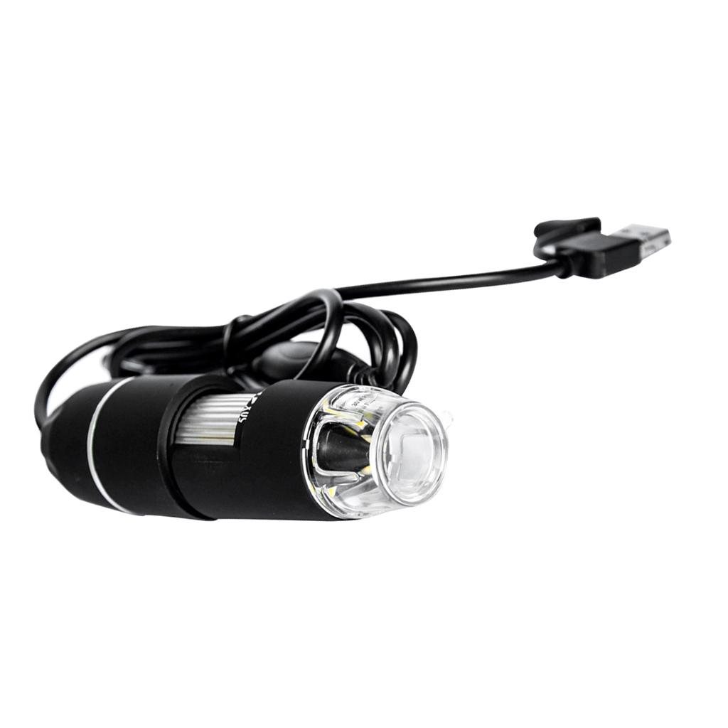 Handheld Portable Mini Digital Microscope 1000x Magnification 0.3MP, Easily captures microscopic pictures and videos