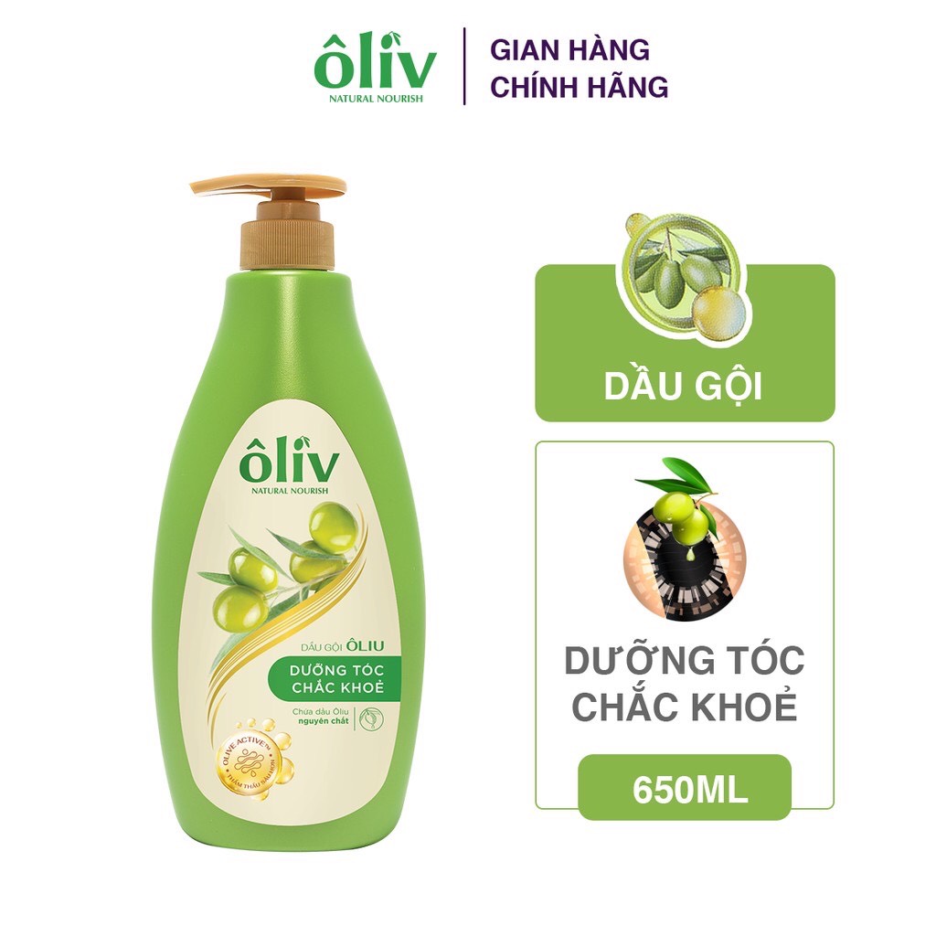 Dầu Gội Ôliv Purite De Prôvence Nuôi Dưỡng Tóc 650ml/chai