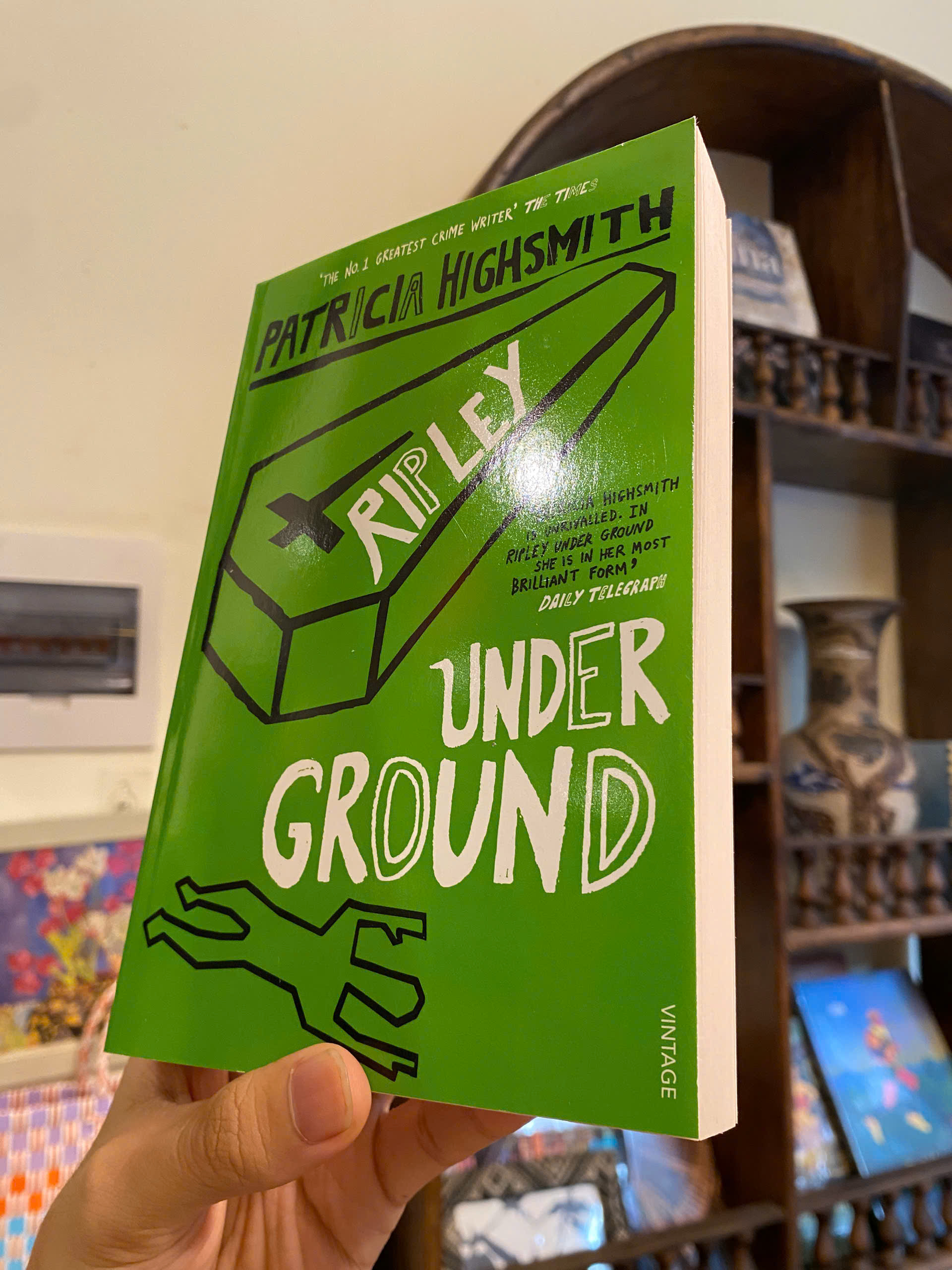 Sách - Ripley Under Ground by Patricia Highsmith |  Crime / Mystery Thriller Fiction / Ngoại văn