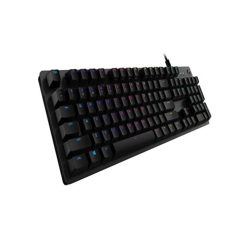 Bàn phím game cơ học Logitech G512 - RGB Lightsync, 3 loại GX Switch, vật liệu cải tiến, cổng USB 2.0 - Gx Blue Clicky - Hàng chính hãng