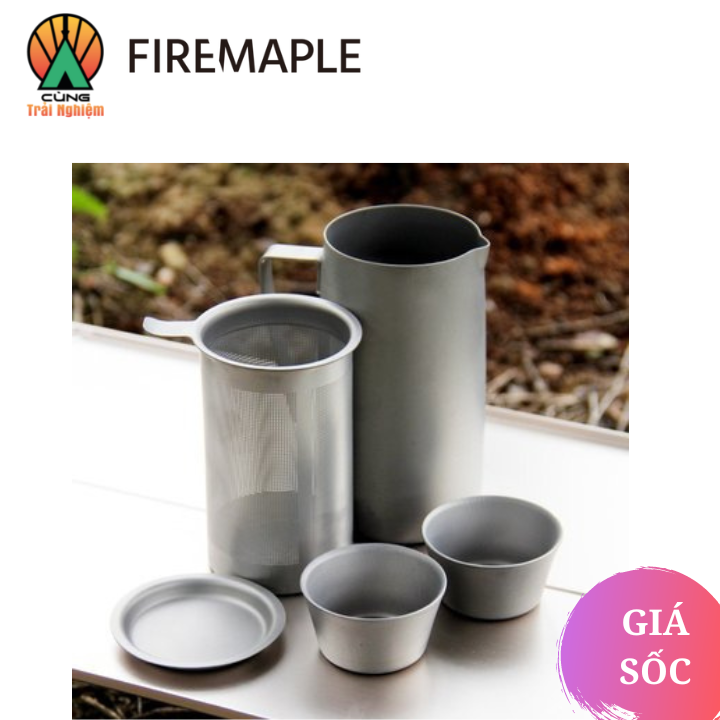 Bình pha trà Titanium Fire Maple chuyên du lịch cắm trại dã ngoại FMP-T320