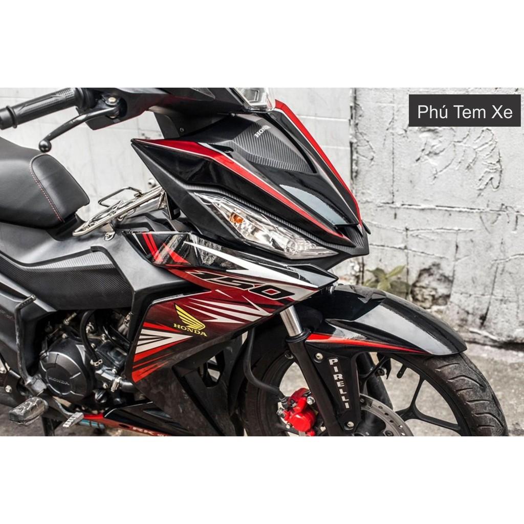 Tem rời chế tem Zin Winner xe đen