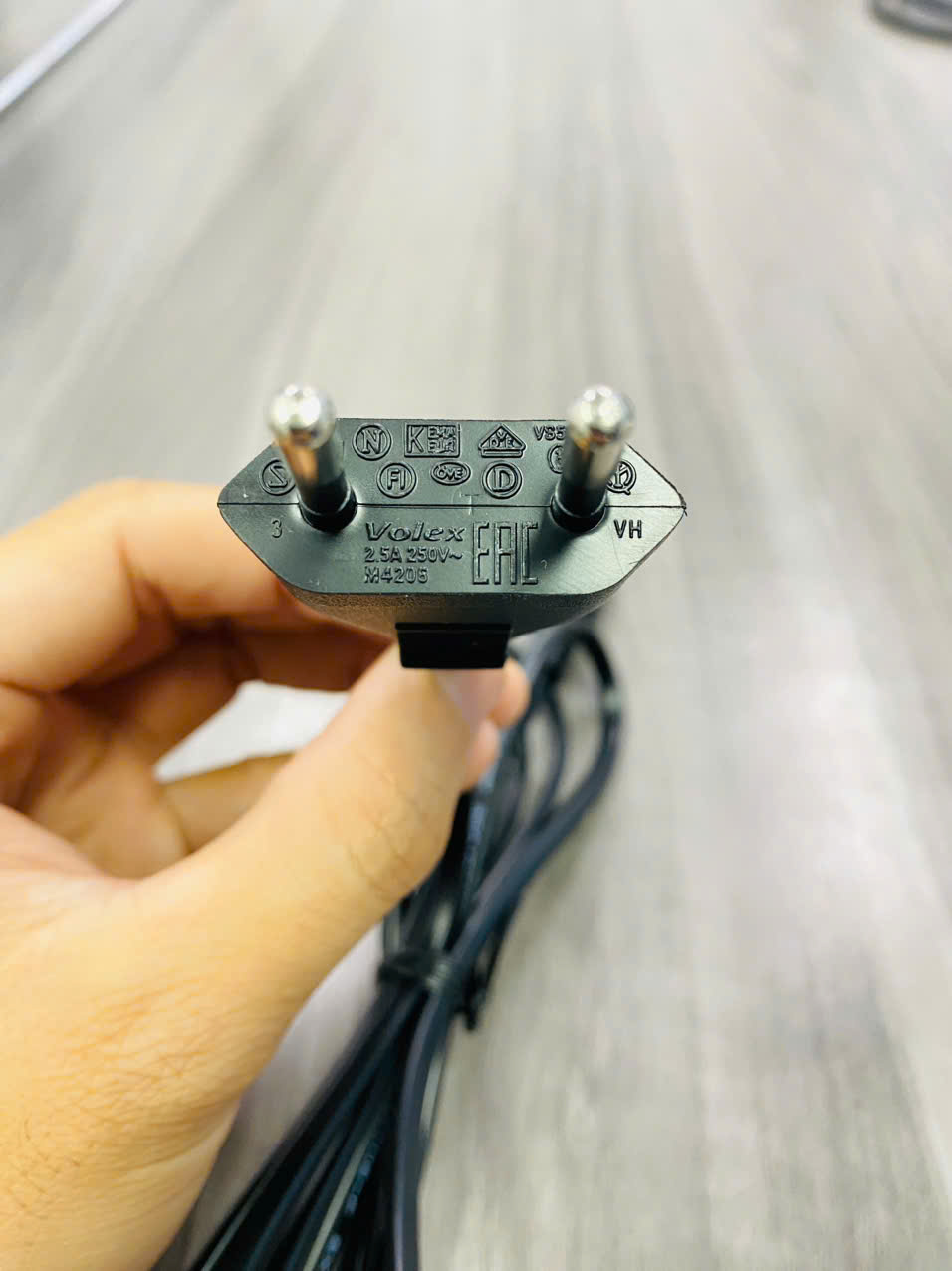 [Hàng Chính Hãng-BH 12 tháng]-Dây Nguồn số 8 2x0.75mm² 2.5A 220V|dài 1.6m|Chuẩn Châu Âu