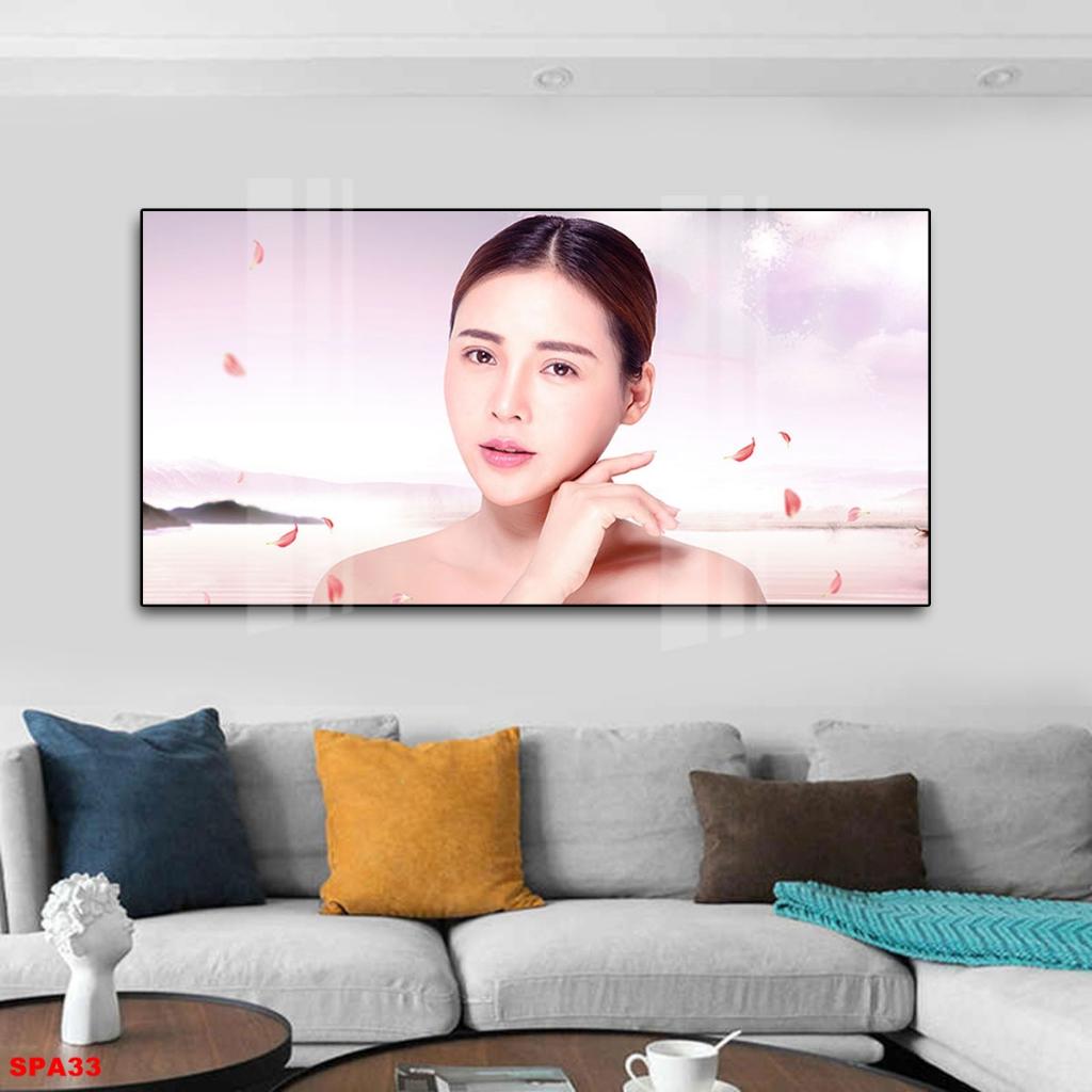 Tranh Tráng Gường 3D Trang trí nội thất SPA, Thẩm mỹ viện, Chăm sóc da TCD05