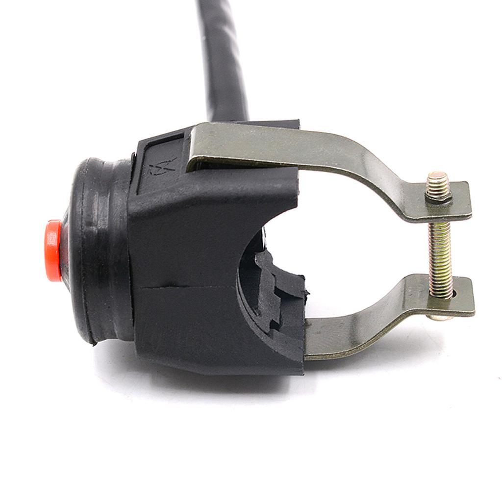 Motorcycle Pit Dirt Bike Motorcross Kill Horn Switch Momentary Button Red