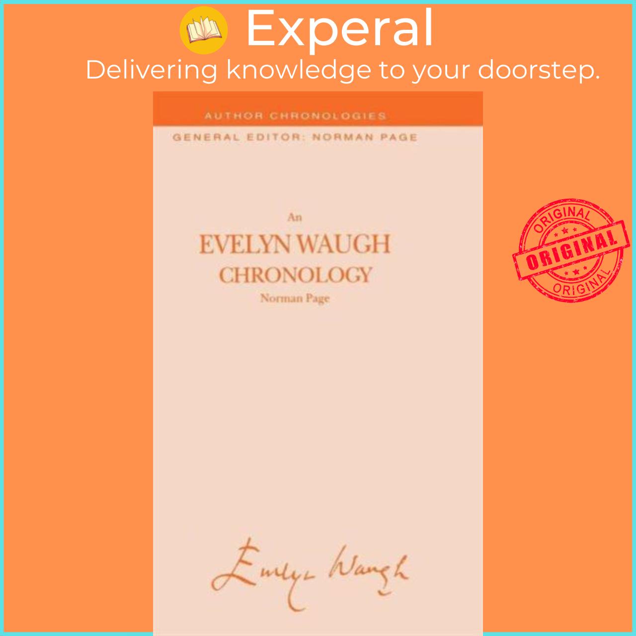 Sách - An Evelyn Waugh Chronology by N. Page (UK edition, hardcover)