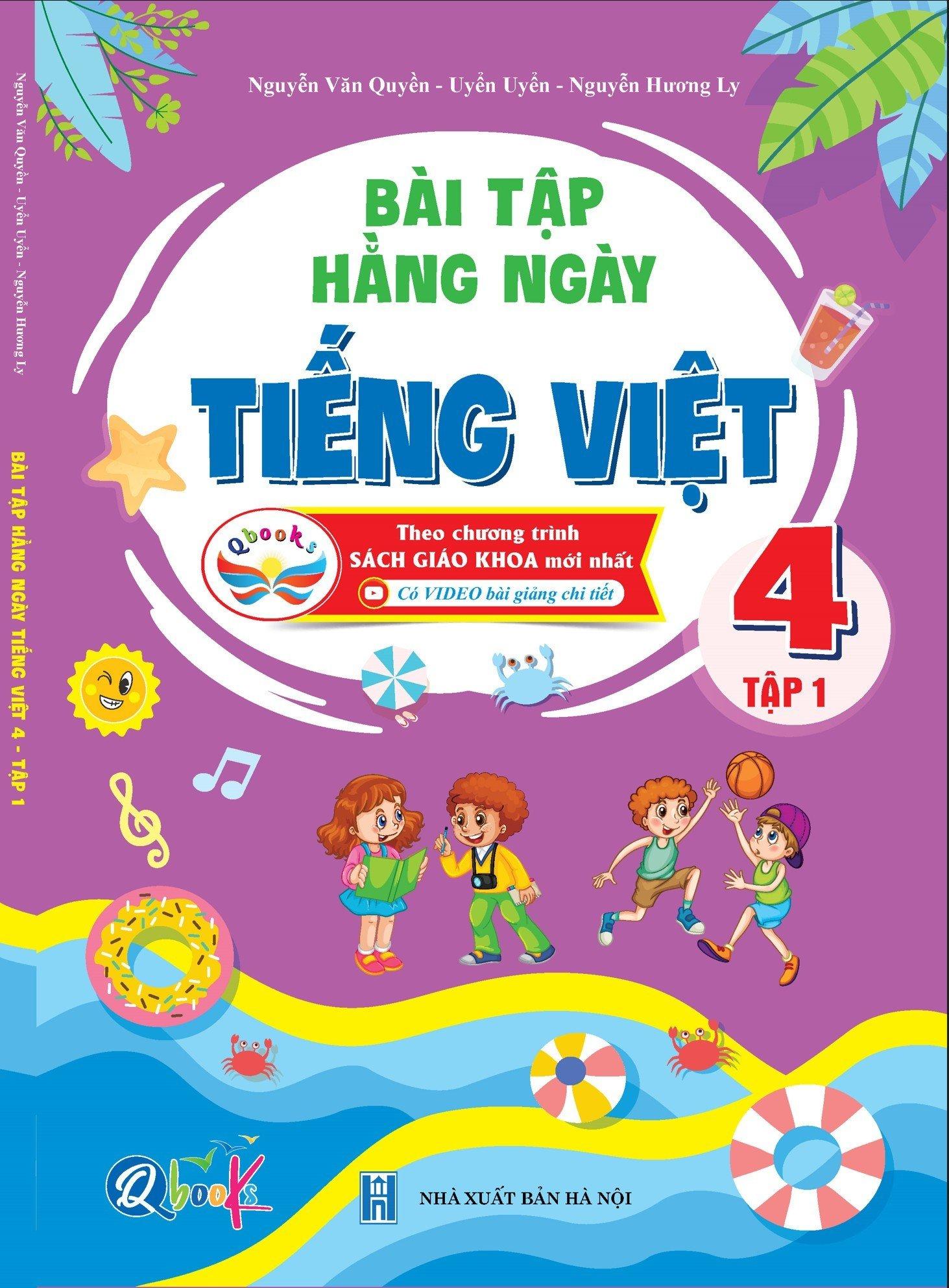 Sách Bài Tập Hằng Ngày Tiếng Việt 4 - Tập 1 - Cánh Diều (1 cuốn) - Bản Quyền