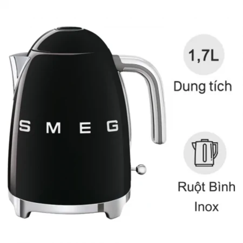 Ấm siêu tốc SMEG KLF04BLEU Hàng Chính Hãng