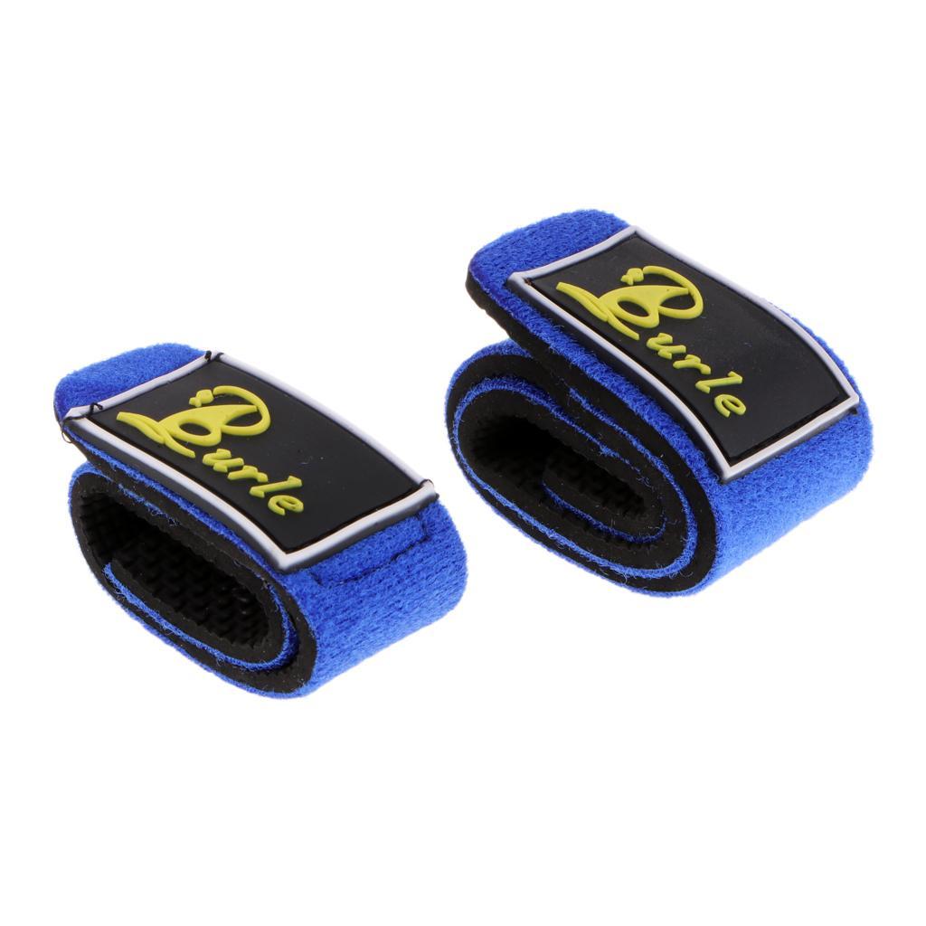 2pcs Fishing Rod Tie Fishing Tackle Rod Strap Belt Wrapping Band Pole Holder