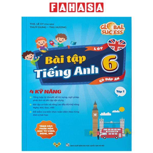 Sách - Global Success - Bài Tập Tiếng Anh 6 - Tập 1 (Có Đáp Án)