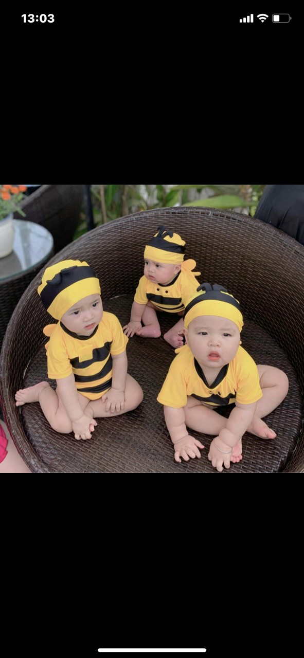 Đồ Bơi Bé Trai Liền Thân Có Mũ