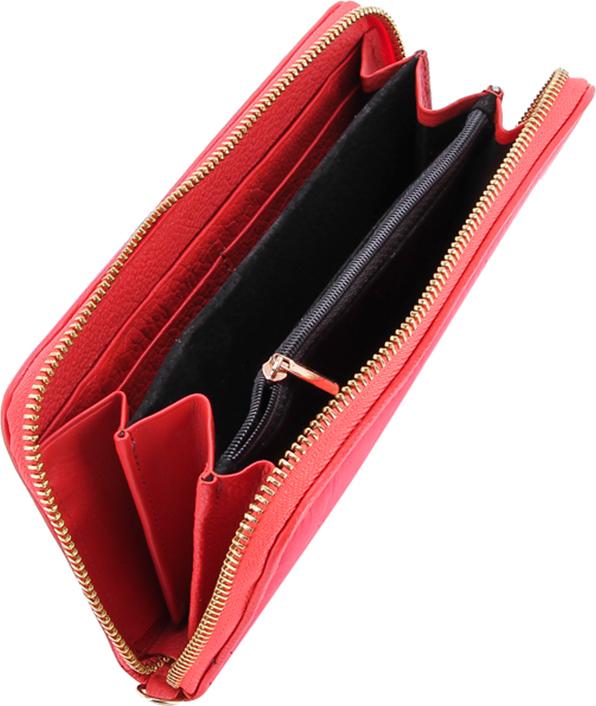 Ví Nữ Da Đà Điểu 1 Khóa Vip Huy Hoàng HT3433 (19 x 10.5 cm) - Đỏ