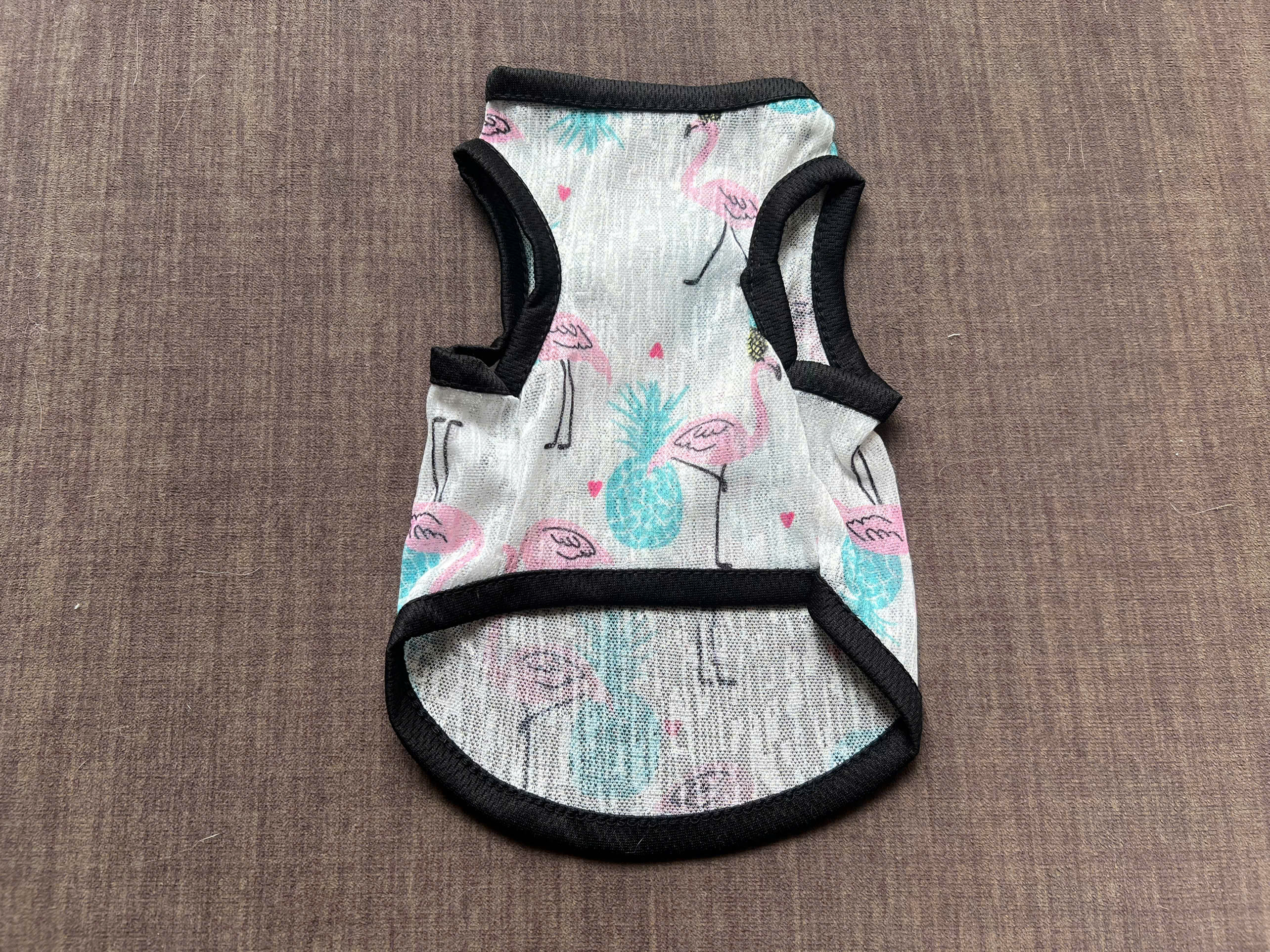 ÁO THUN BA LỖ HỒNG HẠC THÔNG HƠI SIÊU CUTE TỪ 1-7KG DÀNH CHO THÚ CƯNG CHÓ MÈO
