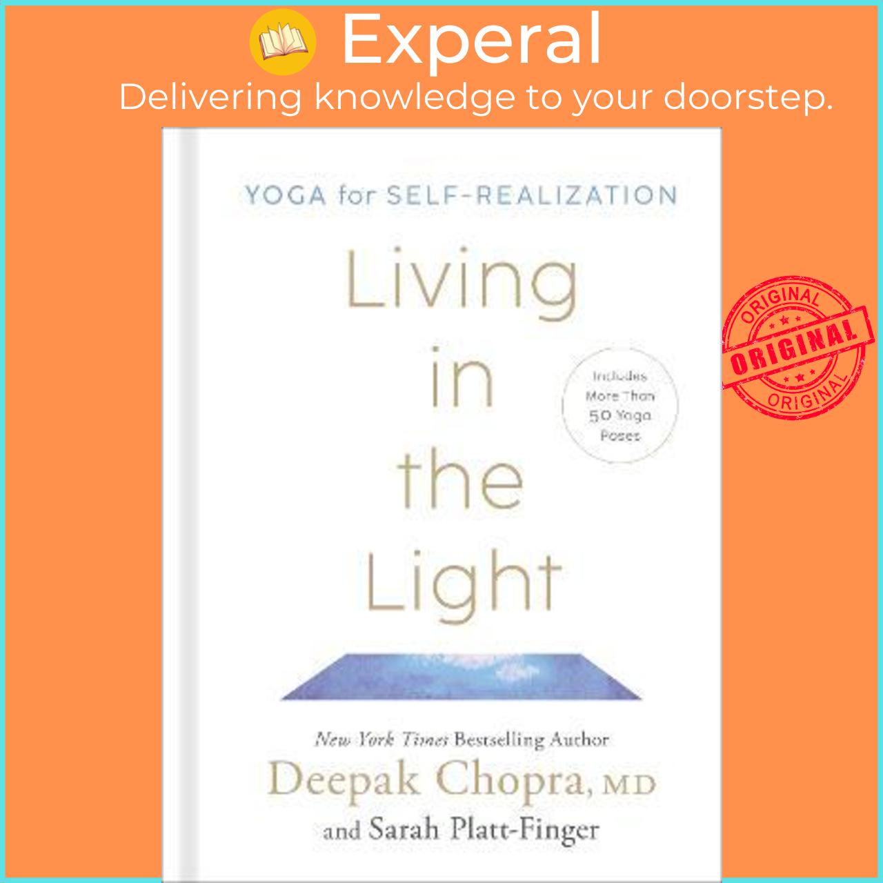 Hình ảnh Sách - Living in the Light : Yoga for Self-Realization by Deepak Chopra,Sarah Platt-Finger (US edition, hardcover)