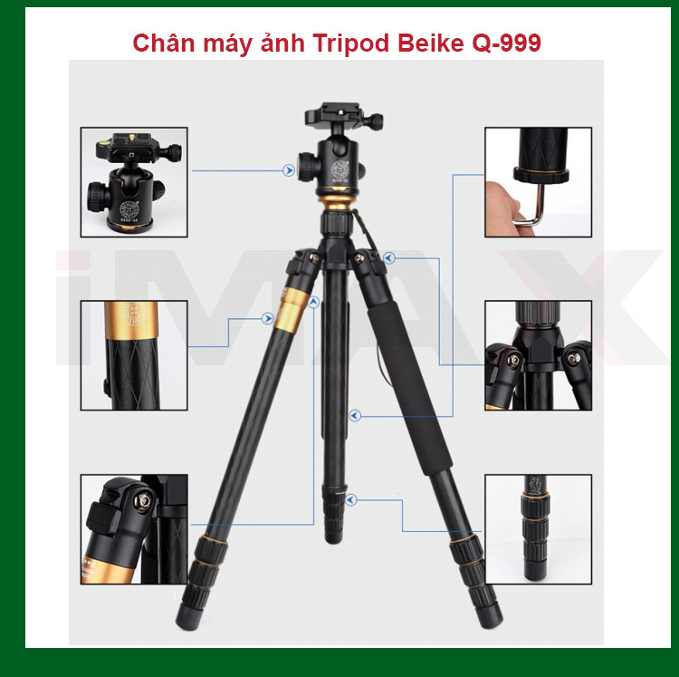 CHÂN MÁY ẢNH TRIPOD/ MONOPOD BEIKE Q-999 - HÀNG NHẬP KHẨU