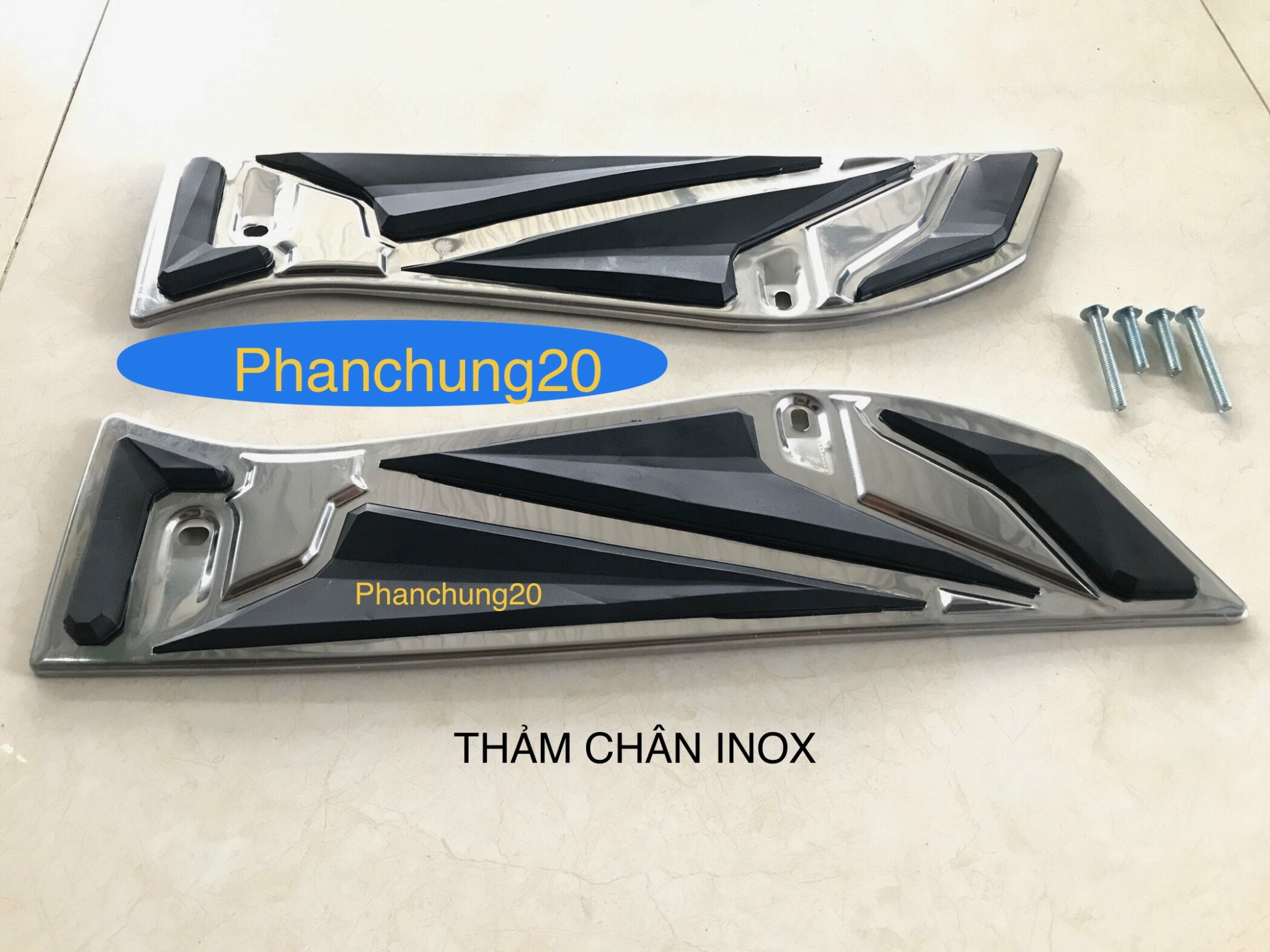 THẢM ĐỂ CHÂN DÙNG CHO ĐỜI XE NVX 2021 2022 2023 INOX