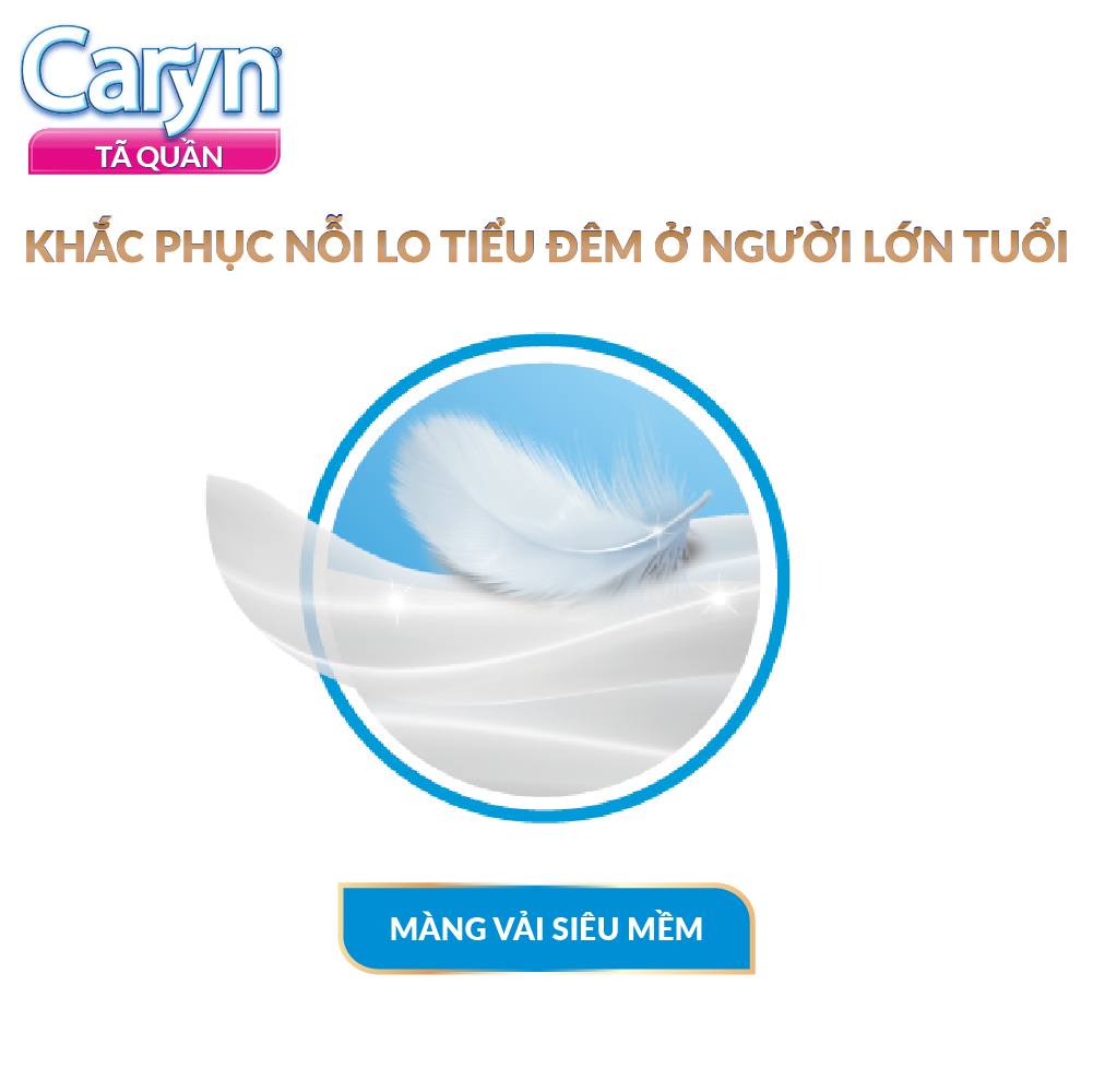 Tã Quần Mỏng Nhẹ Caryn Gói Siêu Lớn XL12+2 Miếng