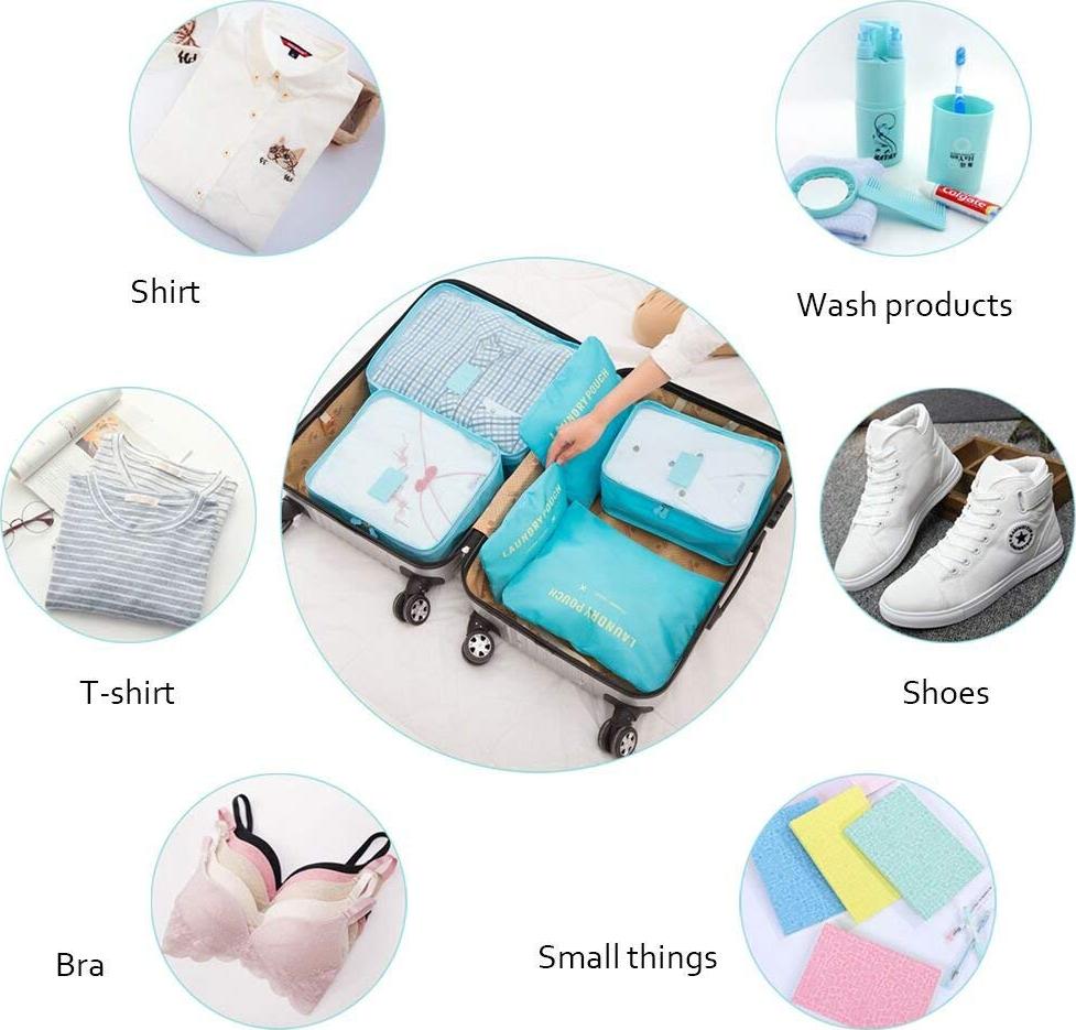 Bộ 6 Túi Du Lịch Laundry Pouch