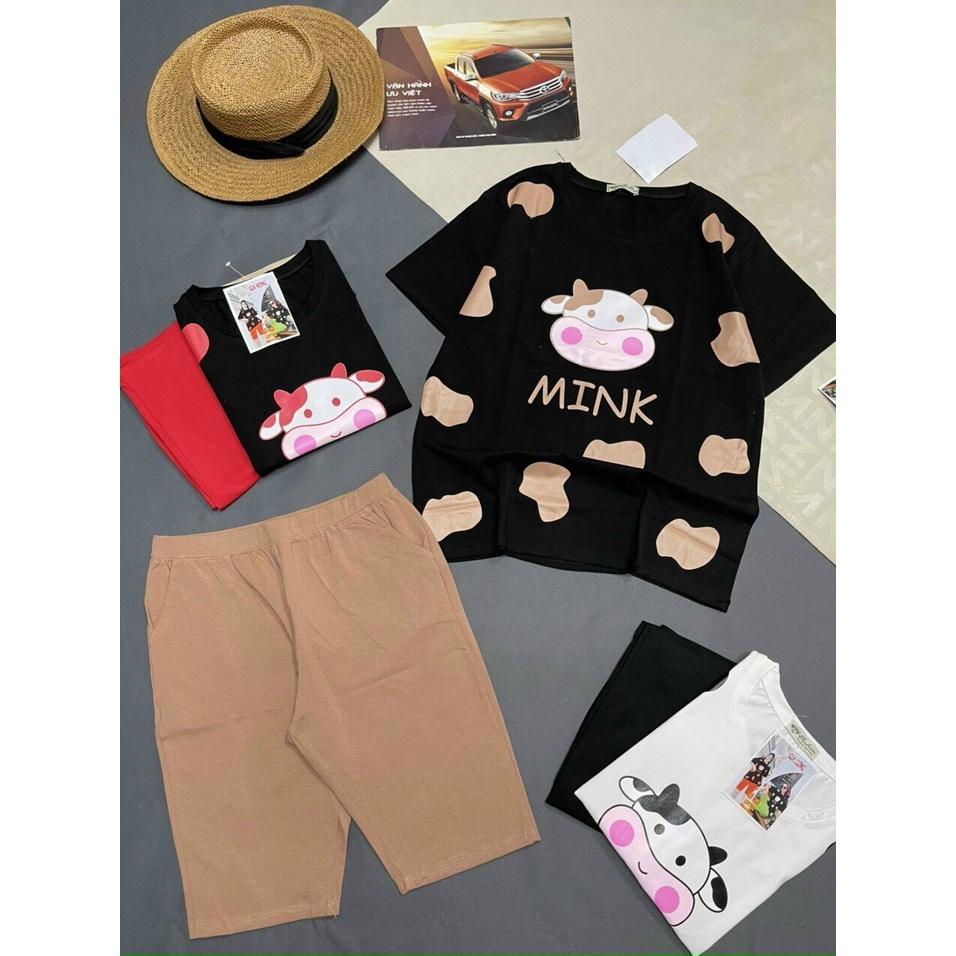 Set bộ đồ mặc nhà nữ ngắn cực xinh dành cho các chị em