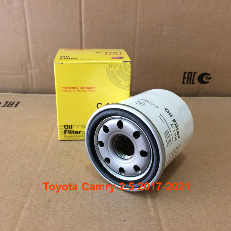 Lọc nhớt cho xe Toyota Camry 2.5 2017, 2018, 2019, 2020, 2021 90915-YZZA5 mã C110J-8