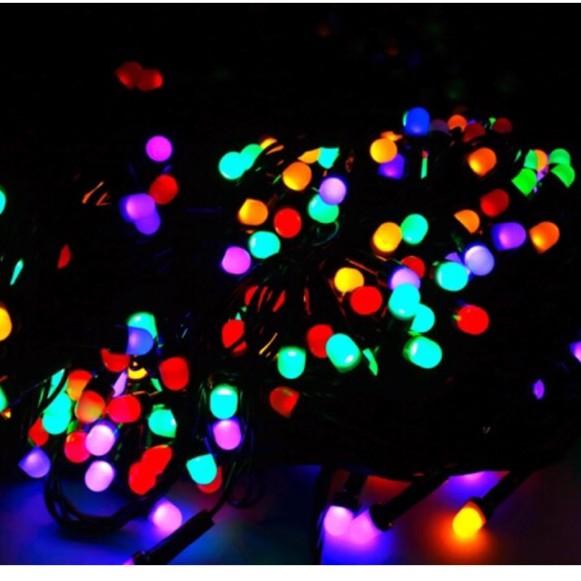 Dây chớp led Q8 trang trí dài 50m nhiều màu