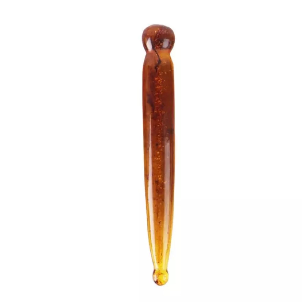 Bộ dụng cụ 3 món cạo gió, ấn huyệt ,massage, thông kinh lạc bằng nhựa resin, màu nâu hổ phách