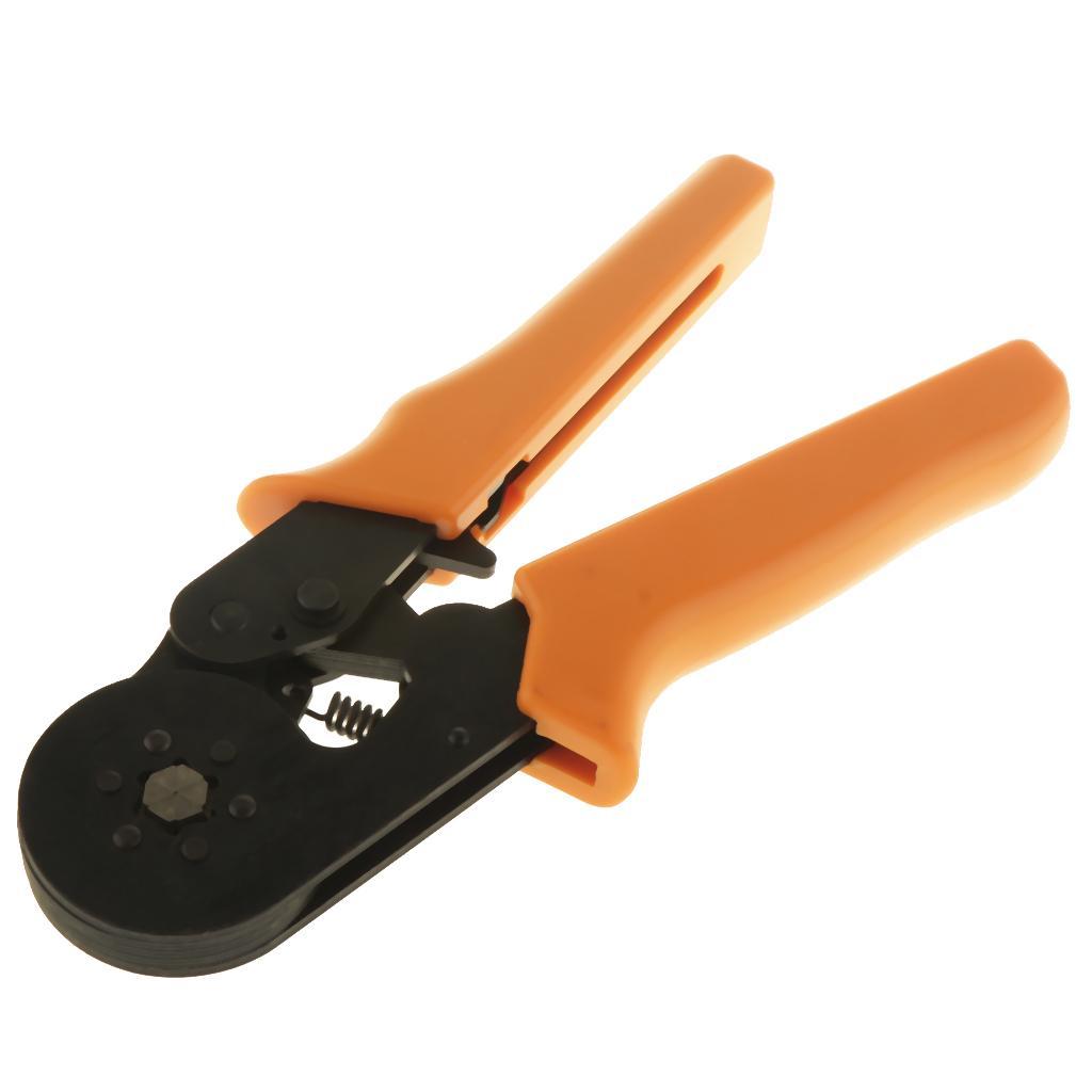 Ratcheting Wire Terminal Crimper For Gage Wire Ends Ferrules D AWG23-10, providing you with easy operation and sturdy crimping