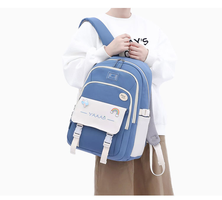 Balo thời trang phong cách Hàn Quốc dày dặn chống thấm nước dùng cho đi học, đi chơi - BEE GEE – BLTT9160