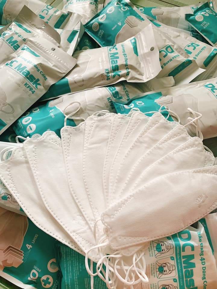 Sét 50 khẩu trang 4D kf94