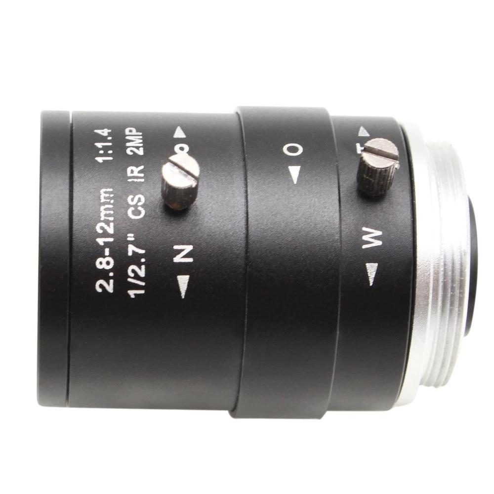SVPRO CS Mount 2.8-12mm/5-50mm /6-60mm Zoom Thủ Công Ống Kính Varifocal 4/6/8/12mm CS Ống Kính Tiêu Cự Cố Định Cho Máy Ảnh USB ELP