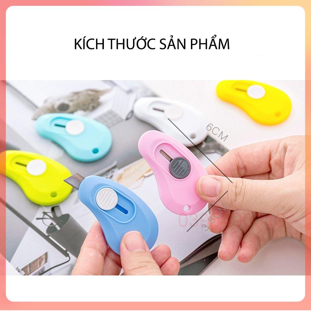 Móc khóa hình đám mây kiêm dao rọc giấy tiện dụng nhỏ gọn, Lưỡi dao làm từ hợp kim thép cao cấp, tay cầm an toàn