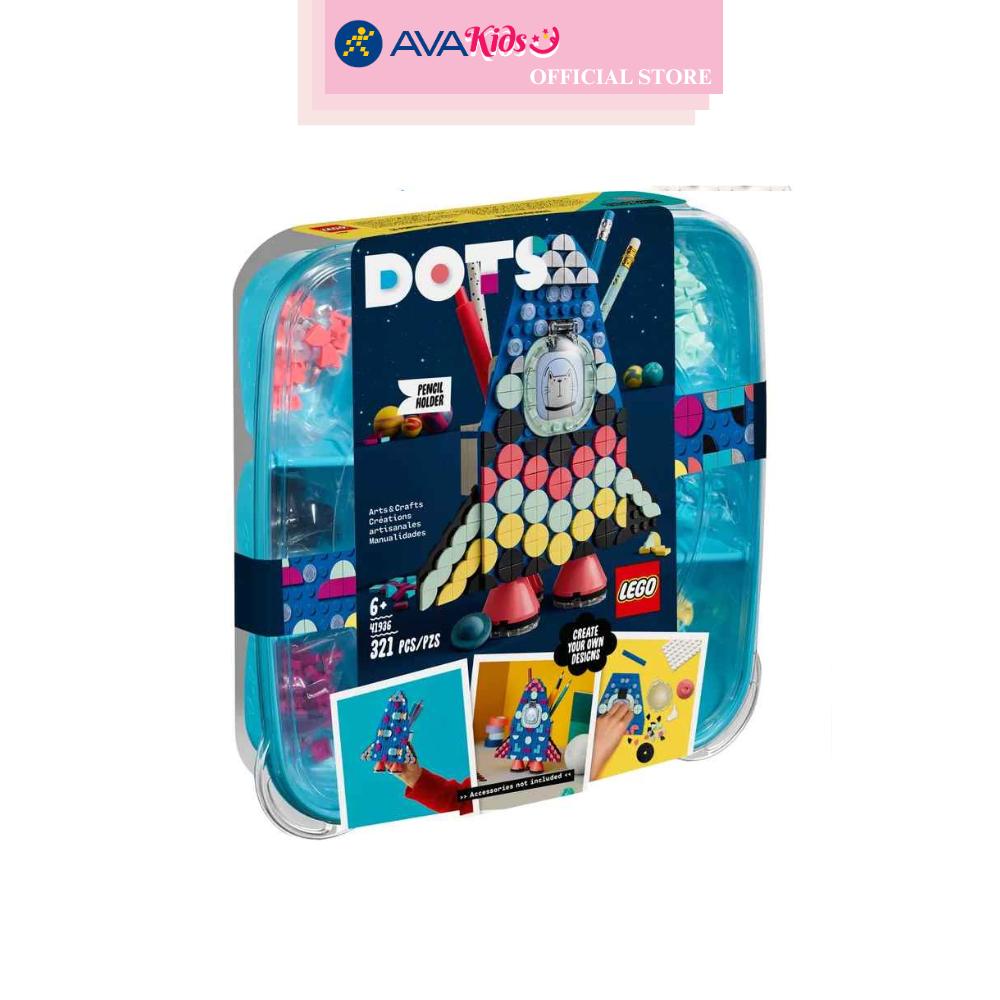 Đồ chơi lắp ráp hộp đựng viết tên lửa Lego Dots 41936 (321 chi tiết)