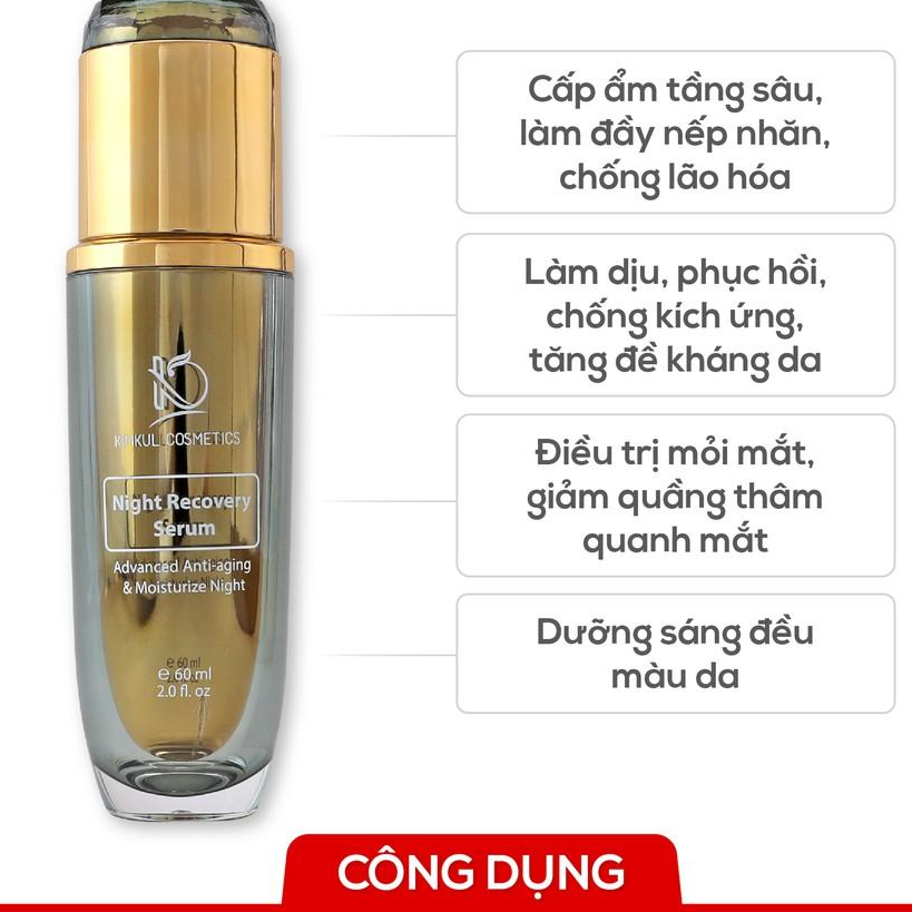 Serum dưỡng da đêm KimKul Night Recovery 60ML