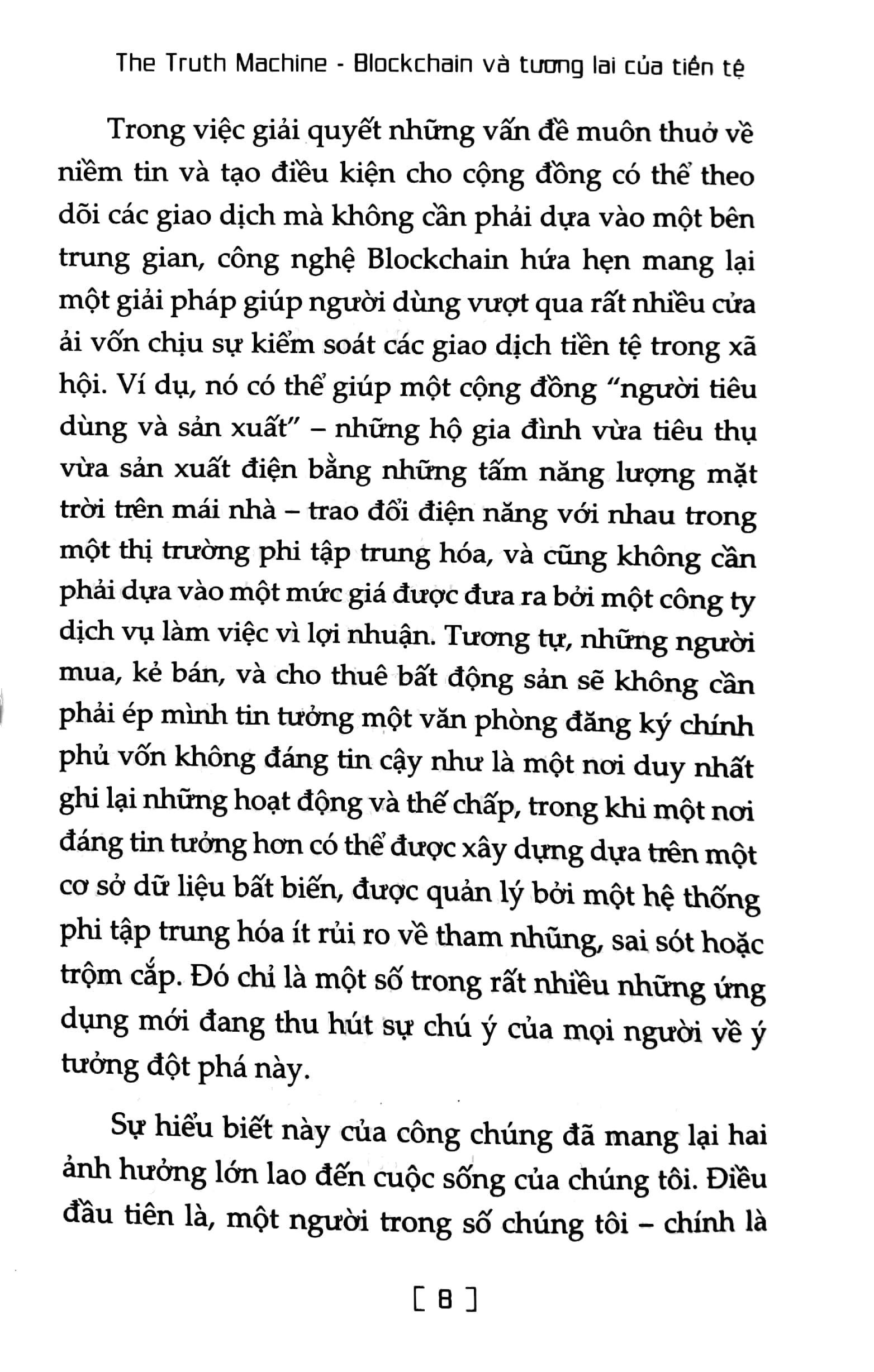 Sách The Truth Machine: Blockchain Và Tương Lai Của Tiền Tệ