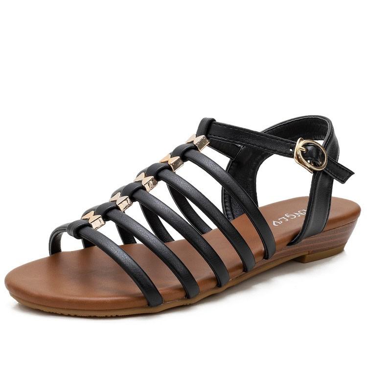 Giày quai ngang nữ giày sandals nữ dép quai hậu nữ cao 2.5 cm Mã 588-61