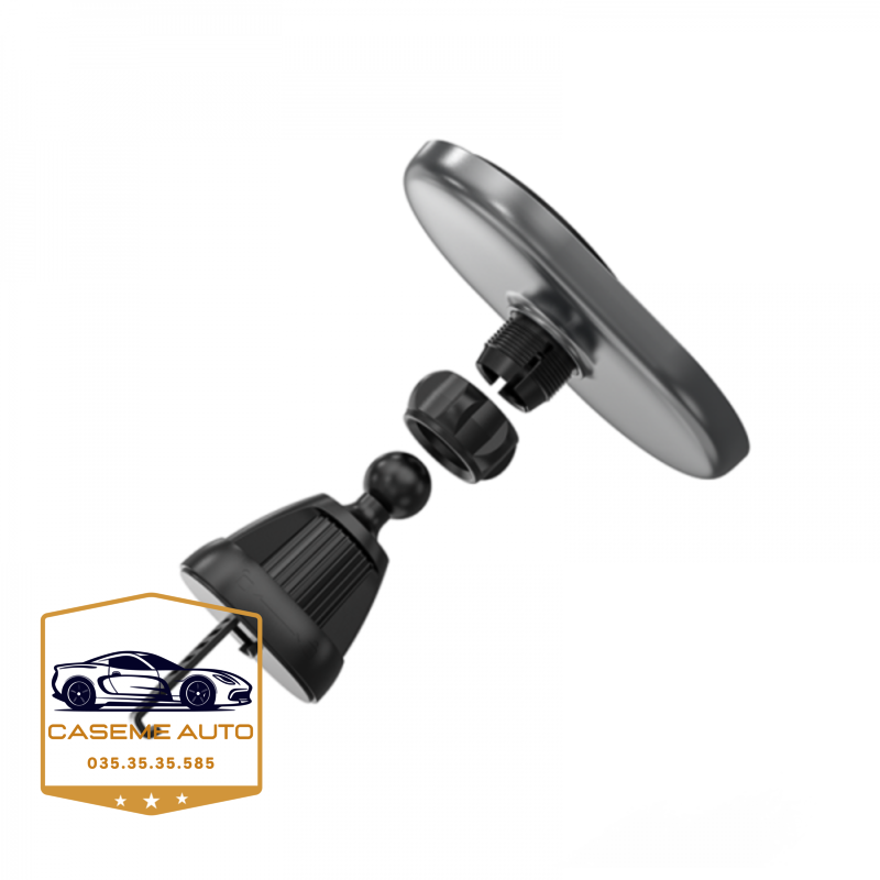 Giá Đỡ Điện Thoại Kèm Sạc Không Dây Từ Tính WIWU CH312 Cho Ô Tô - Hàng Chính Hãng