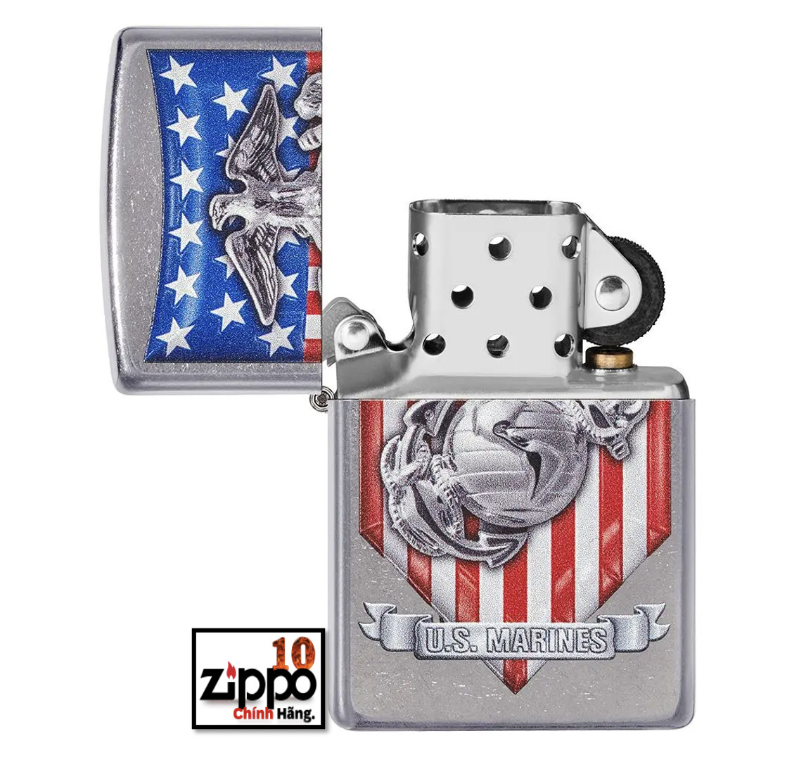 Bật lửa Zippo 49317 U.S. Marine Corps- Chính hãng 100%